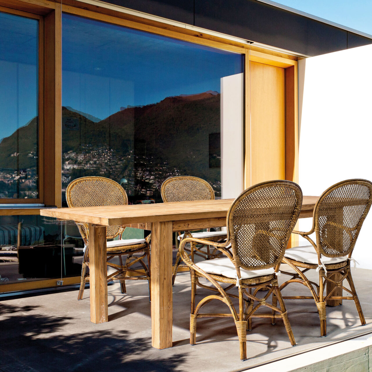 tavolo teak giardino