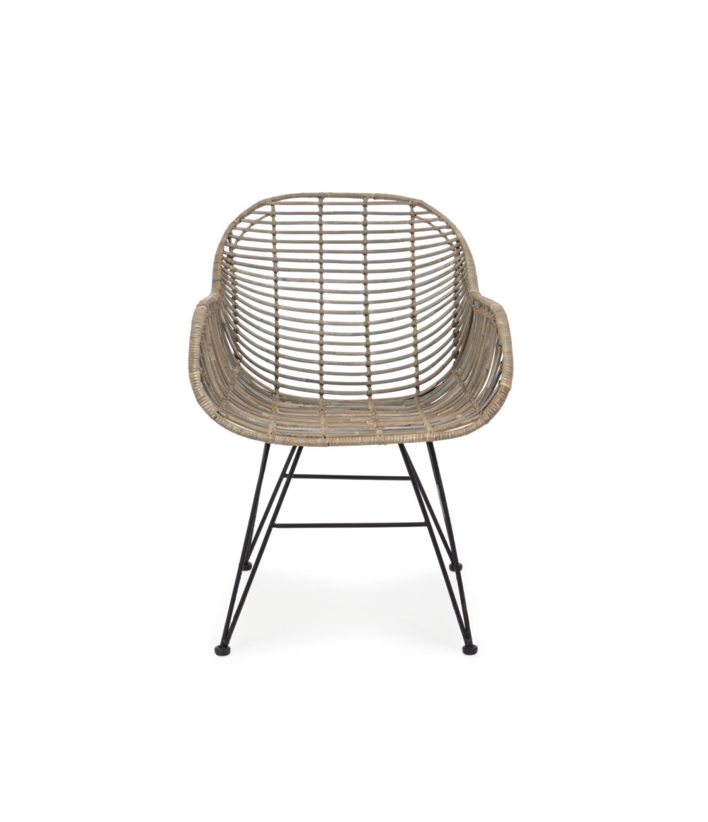 poltroncina in rattan